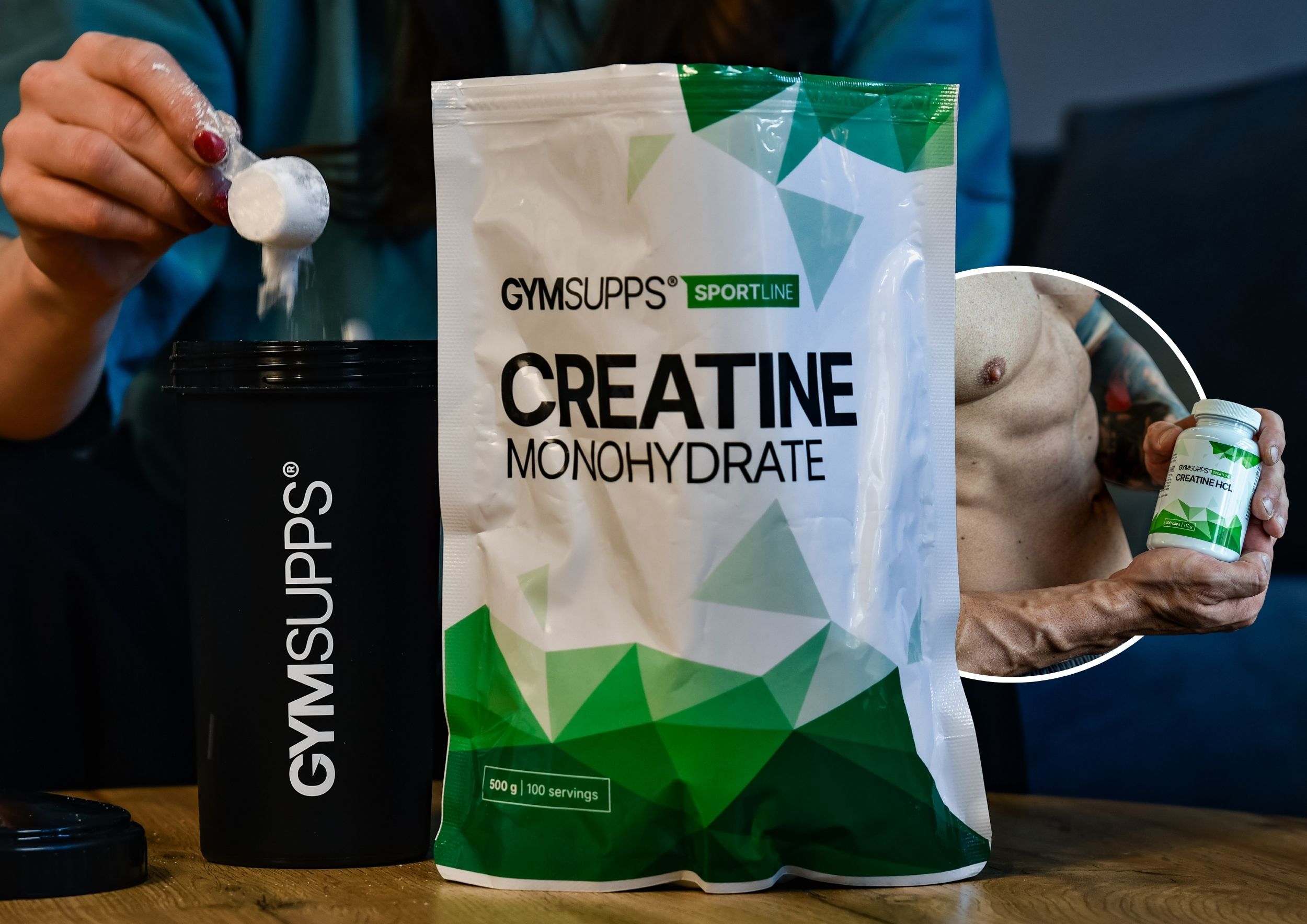Kreatin Monohydrát vs. HCL
